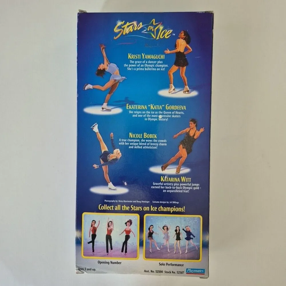 Playmates Stars On Ice Katarina Witt Olympics Skater Fashion Play Doll 1998